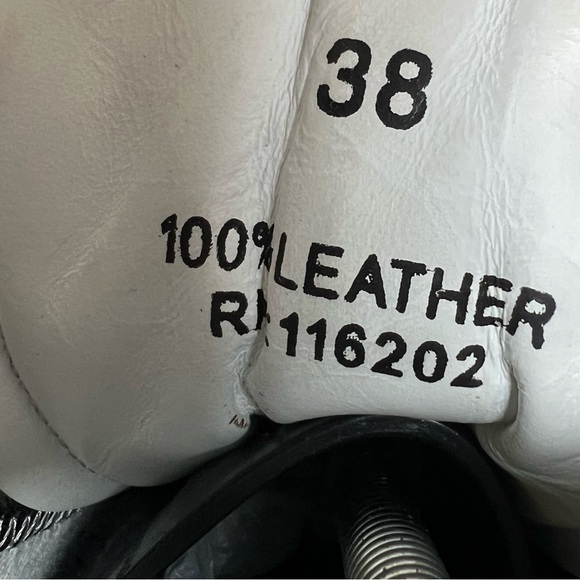 Zadig & Voltaire High Flash Keith Leather Hi White Graffiti Sneakers Women’s 38 - Picture 10 of 11